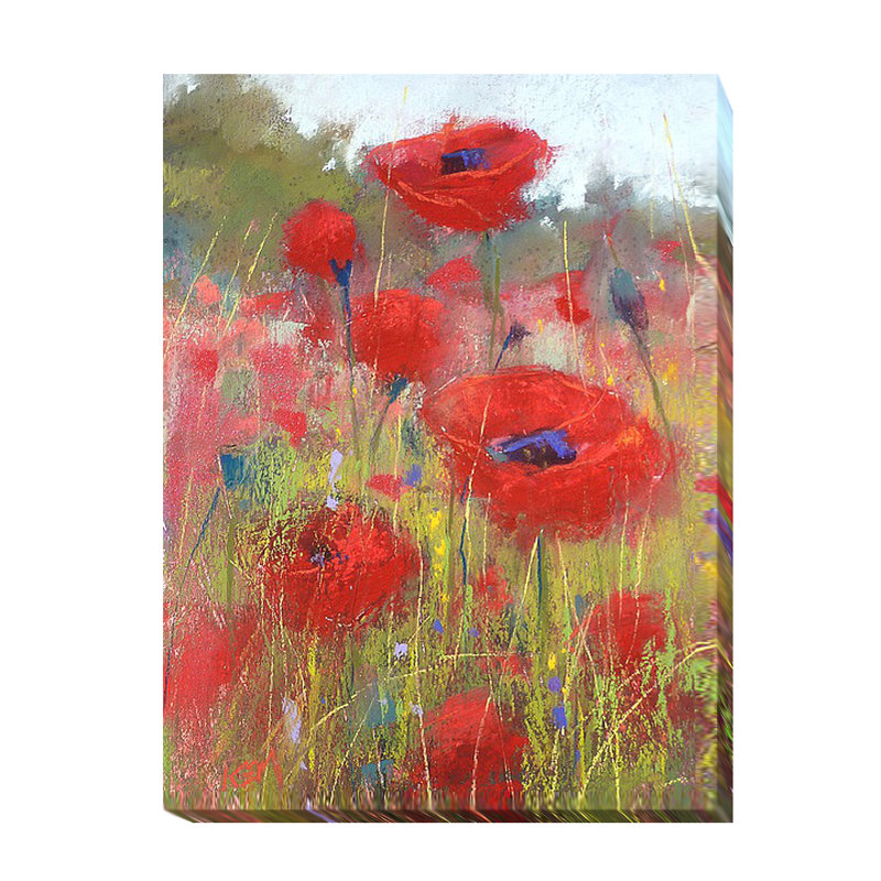 Artistic Home Gallery In The Poppy Field Oil Painting Print On