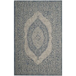 Myers Gray/Blue Area Rug