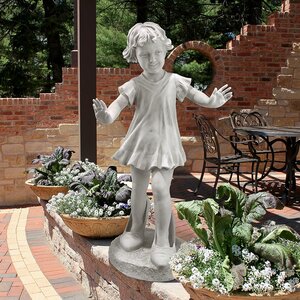 Hillary in Heels Garden Girl Statue