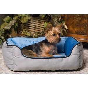 Self-Warming Heated Lounge Bolster Dog Bed