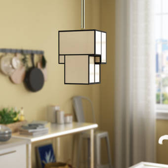 Brayden Studio Tino 1 Light Unique Statement Geometric Pendant Wayfair