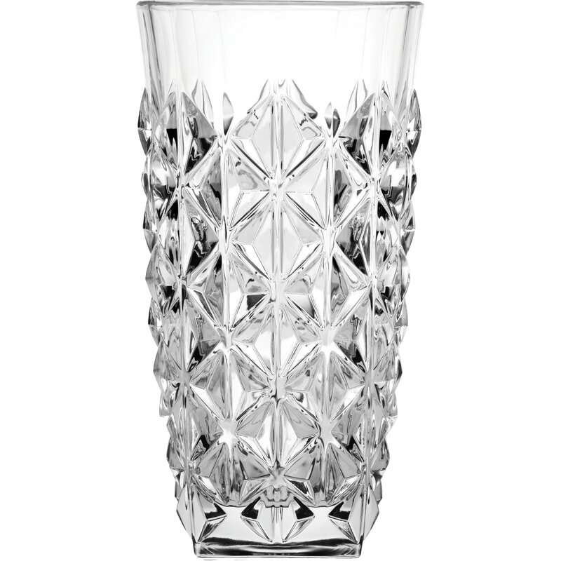 Lorren Home Trends Enigma 12 oz. Crystal Drinking Glass & Reviews | Wayfair