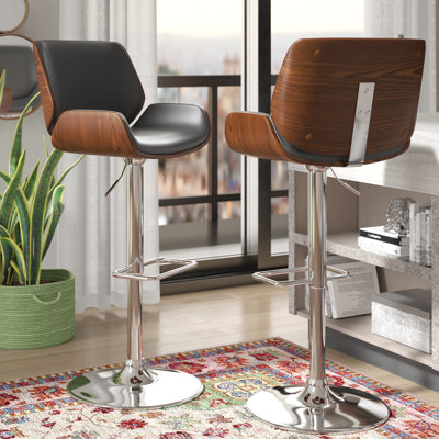Stickel Swivel Adjustable Height Bar Stool
