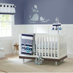 just born 5 piece crib set