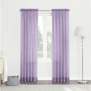Lavender Sheer Curtains Wayfair Quickview