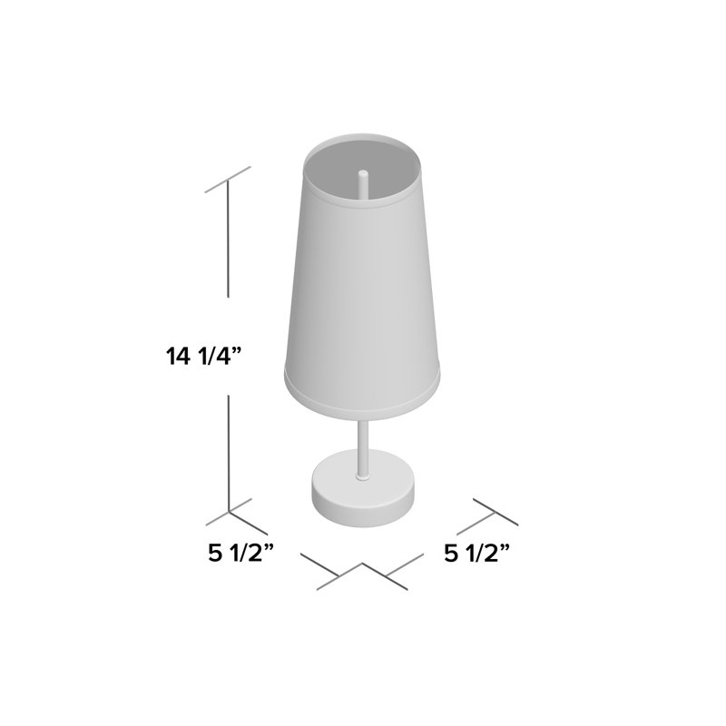 Harriet Bee Nestor Contemporary Candlestick Table Lamp Set