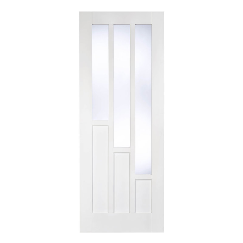 LPD Doors Coventry Solid Wood Glazed Slab Internal Door ...