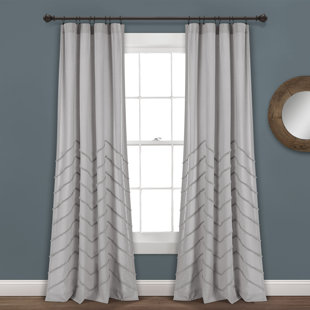 Chevron Gray And Silver Curtains Drapes You Ll Love In 2020