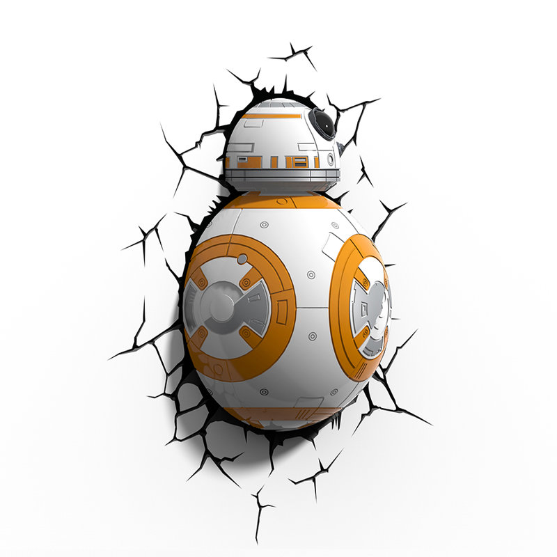 3d Light Fx 3d Ep 7 Star Wars Bb 8 Deco 3 Light Night Light