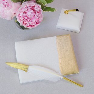 SDipped Guest Book with Pen