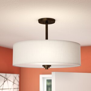 Lorie 3-Light Semi Flush Mount