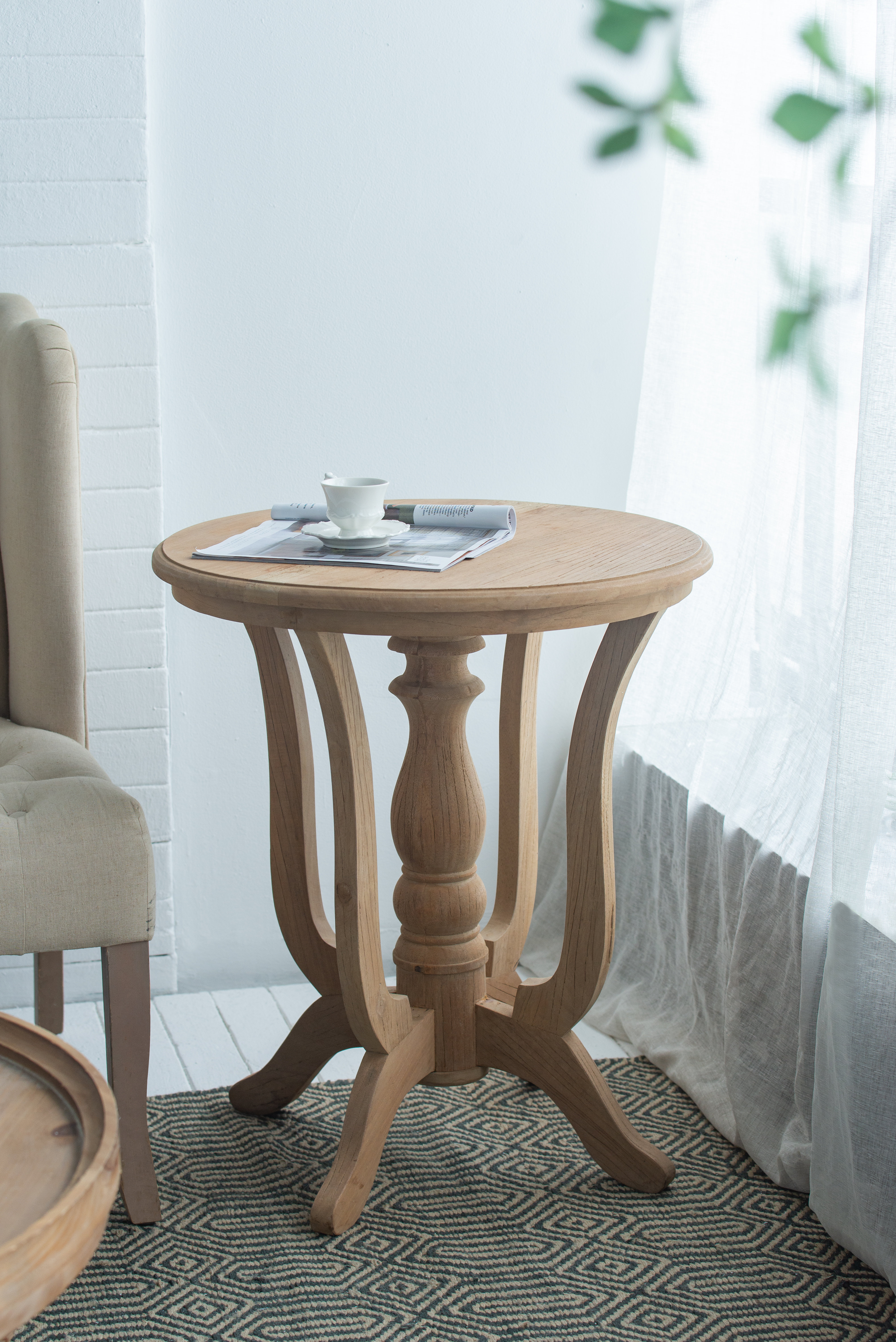 wayfair pedestal side table