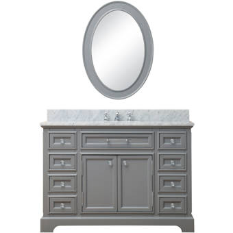 Water Creation Derby 48 Single Sink Bathroom Vanity Set With Mirror Perigold