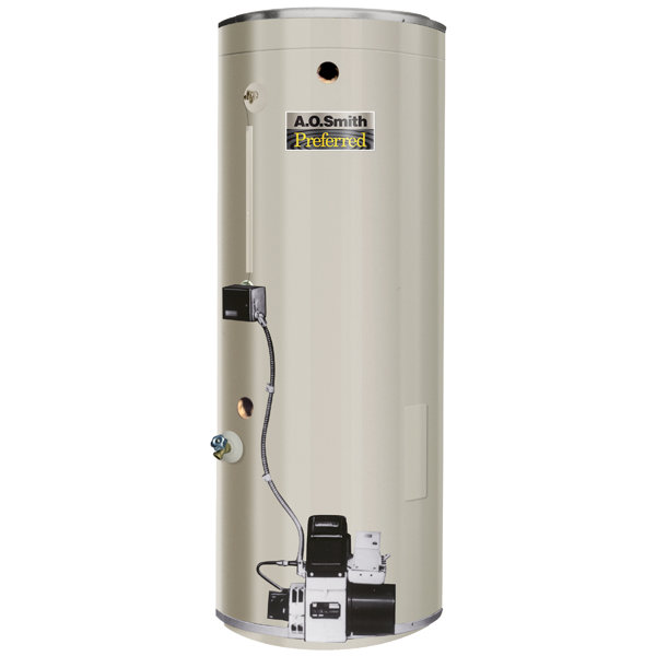A O Smith Cof 385s Commercial Tank Type Water Heater Oil Fired 75 Gal Lime Tamer 385 000 Btu Input Wayfair