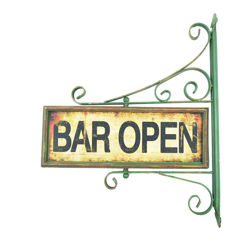 MAN CAVE Novelty Retro Vintage Style Decorative Metal Tin Door Sign//Wall Plaque