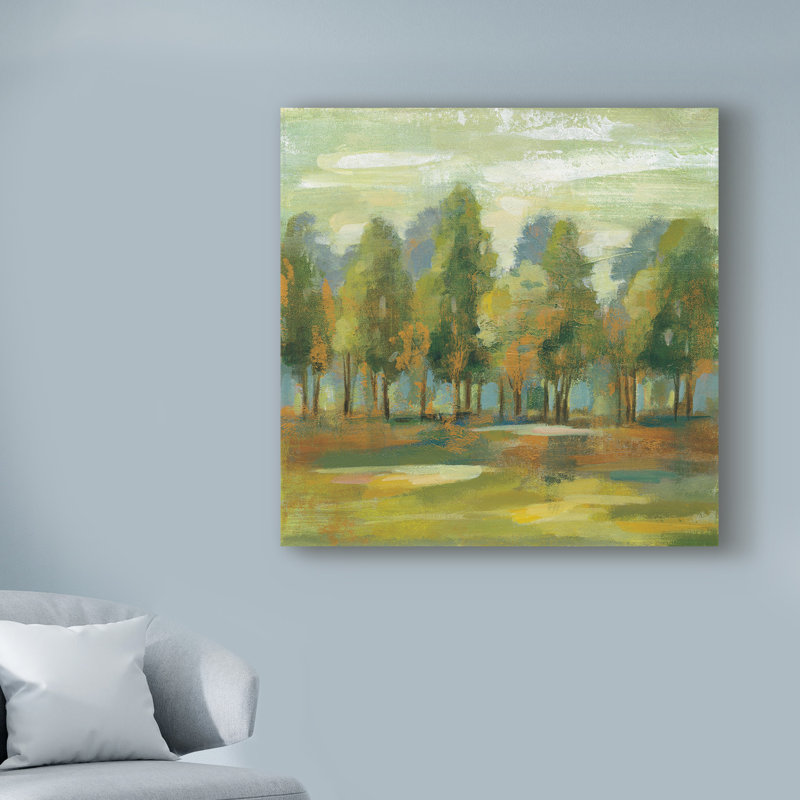 Charlton Home Forest I Acrylic Painting Print On Wrapped Canvas