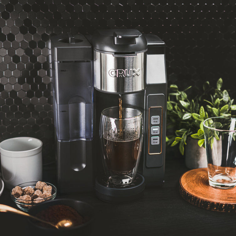 CRUX K-Cup Single Serve with Water Tank 