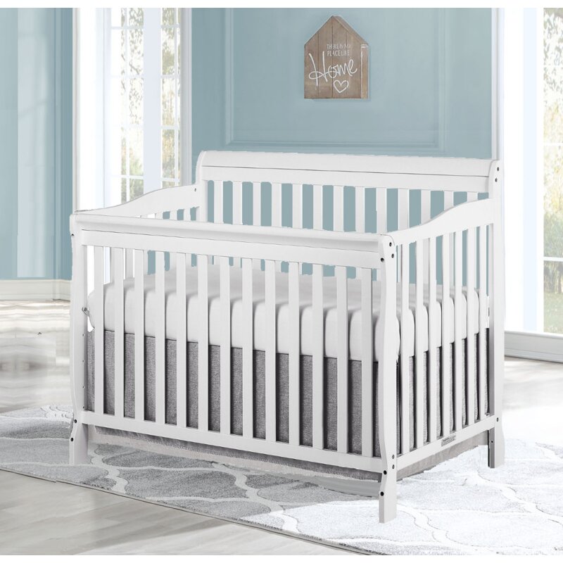 Harriet Bee Lit De Bebe Convertible 4 En 1 Crossland Et Commentaires Wayfair Ca