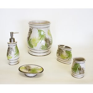 Sago Palm 5-Piece Bathroom Accessory Set