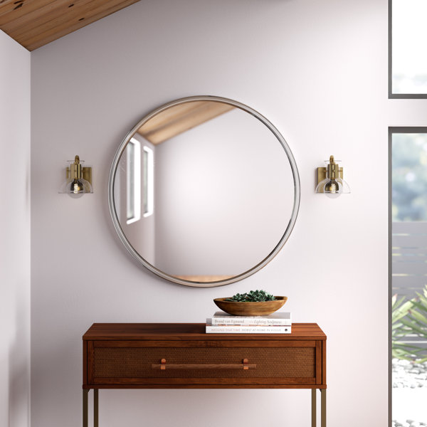 Modern Contemporary Wall Mirror With Hooks Allmodern