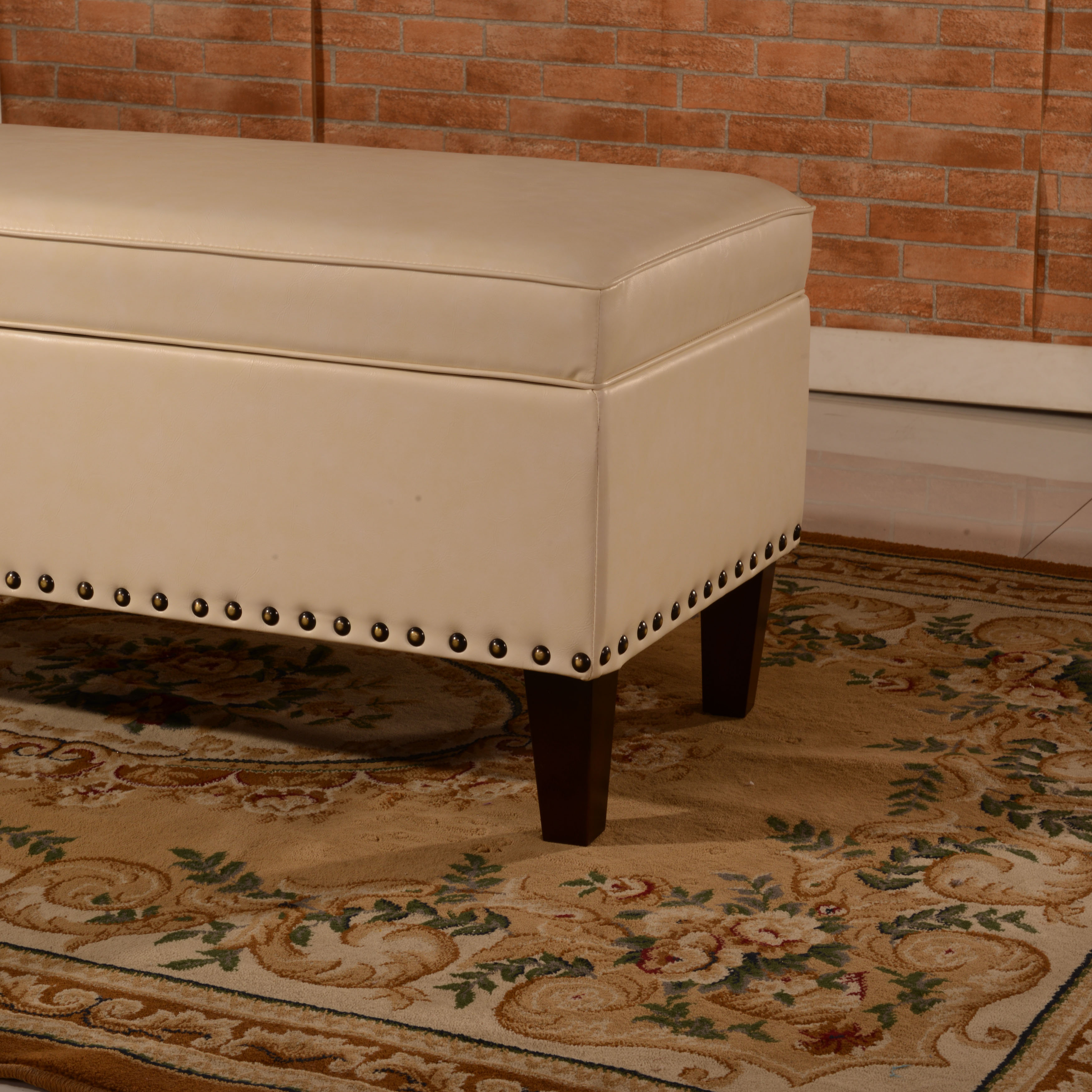 Noya Usa Faux Leather Storage Bench Reviews Wayfair