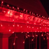 red and white outdoor christmas lights