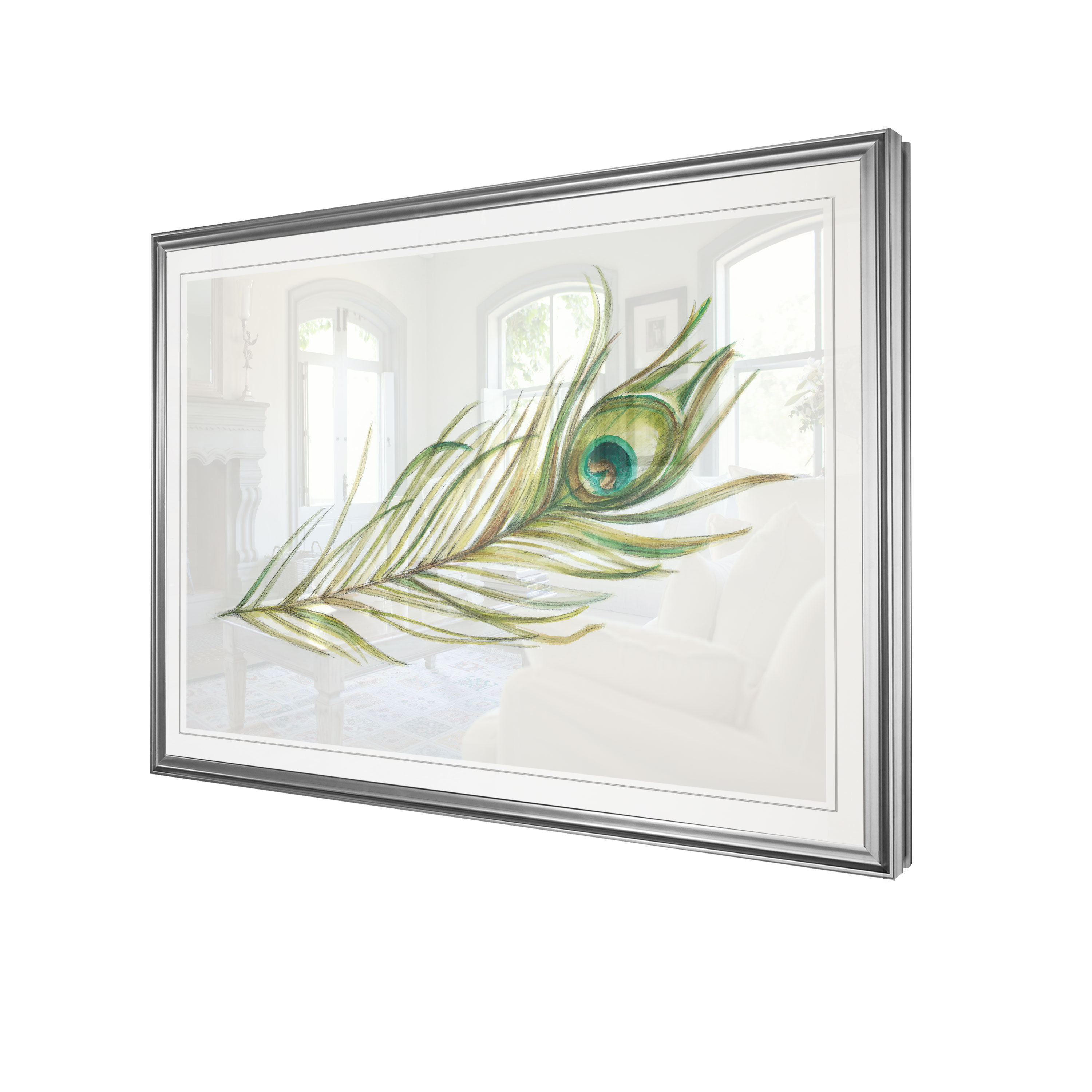 World Menagerie Watercolor Peacock Feather I Print Wayfair World Menagerie Watercolor Peacock Feather I Print Wayfair