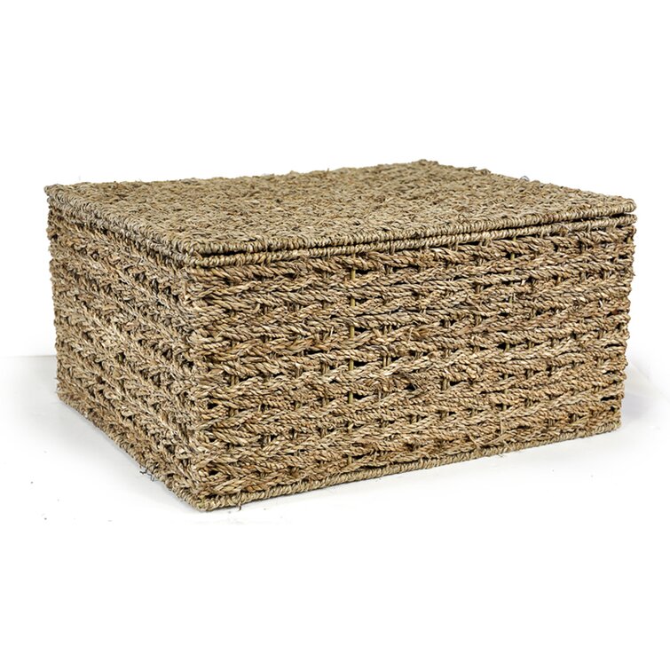 Bay Isle Home Braided Storage Wicker Box & Reviews | Wayfair