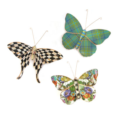 Butterfly Trio Wall Decor - Pond 3 - Piece Set damaged 