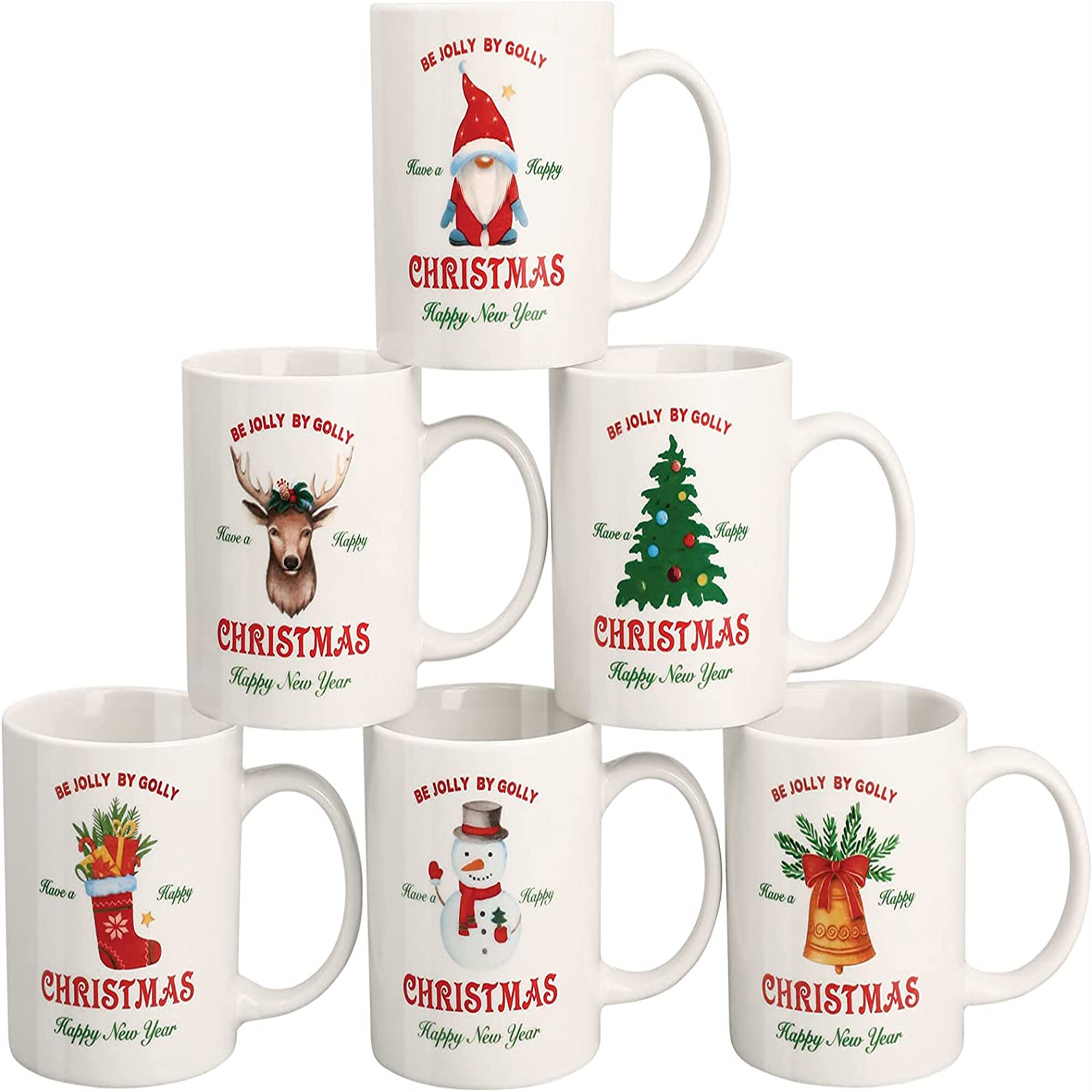 Coffee/Tea Birthday Black Mug 11 oz Christmas Gift Sweet Gnome 