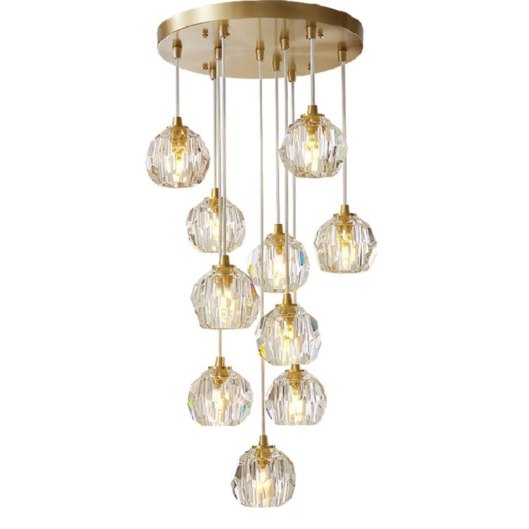 New Luxury Modern Contemporary Wire Ball Ceiling Light Pendant Lamp Lighting