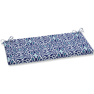 turquoise bench cushion