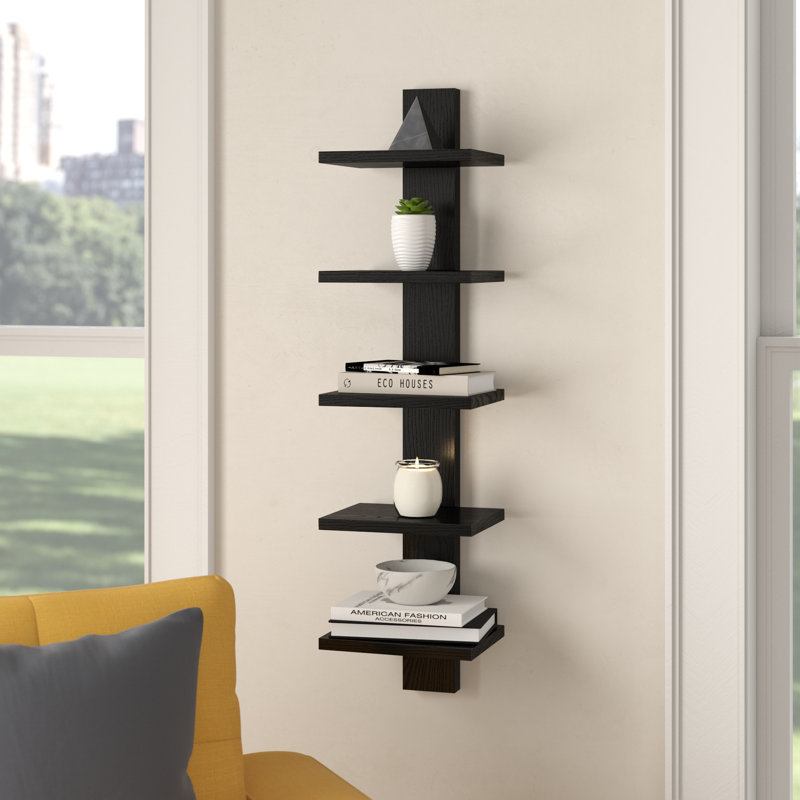 Latitude Run Waverley Ladder Etagere Bookcase Reviews Wayfair