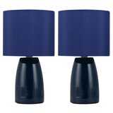 navy blue bedside lamp