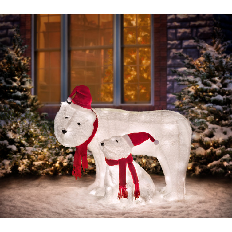 Polar bear lighted outdoor Clearance