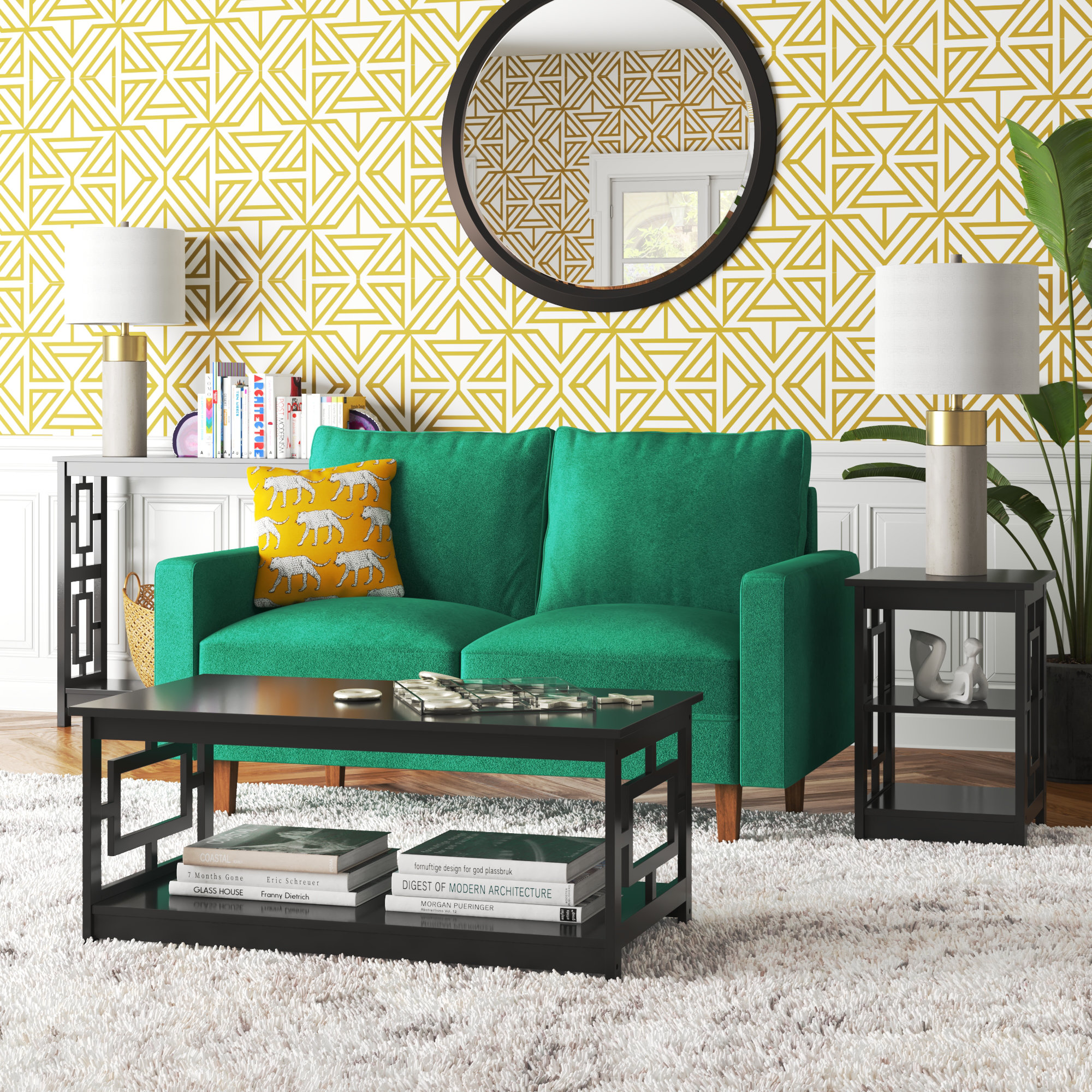 Etta Avenue™ Carmeline 3 Piece Coffee Table Set & Reviews Wayfair