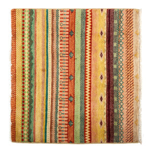 One-of-a-Kind Lori Hand-Knotted Multicolor Area Rug