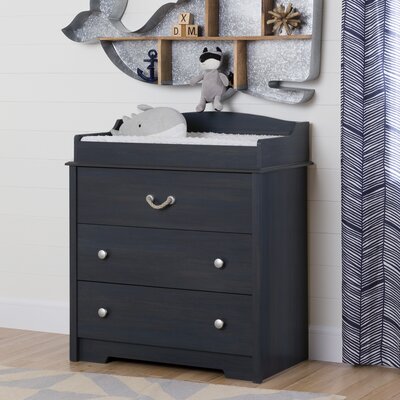 South Shore Aviron Changing Table Finish Blueberry