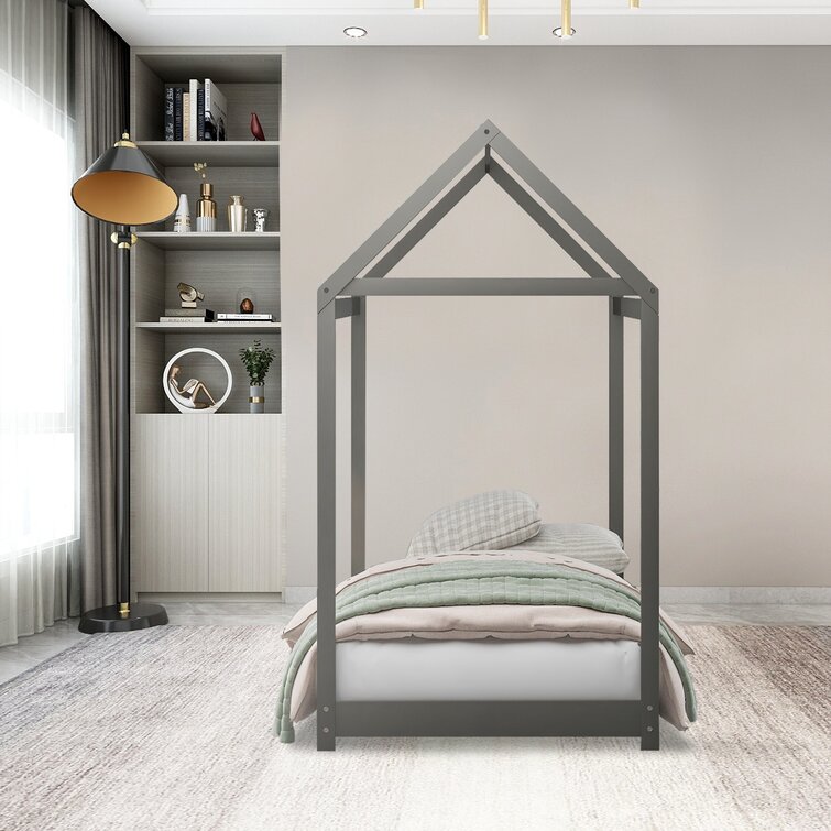 Gracie Oaks Kilian Twin Low Profile Platform Bed | Wayfair