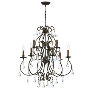 Shaughnessy Traditional 9-Light Crystal Chandelier