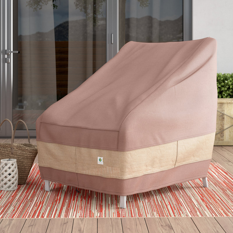 Freeport Park Nicholls Water Resistant Patio Chair Cover With 2