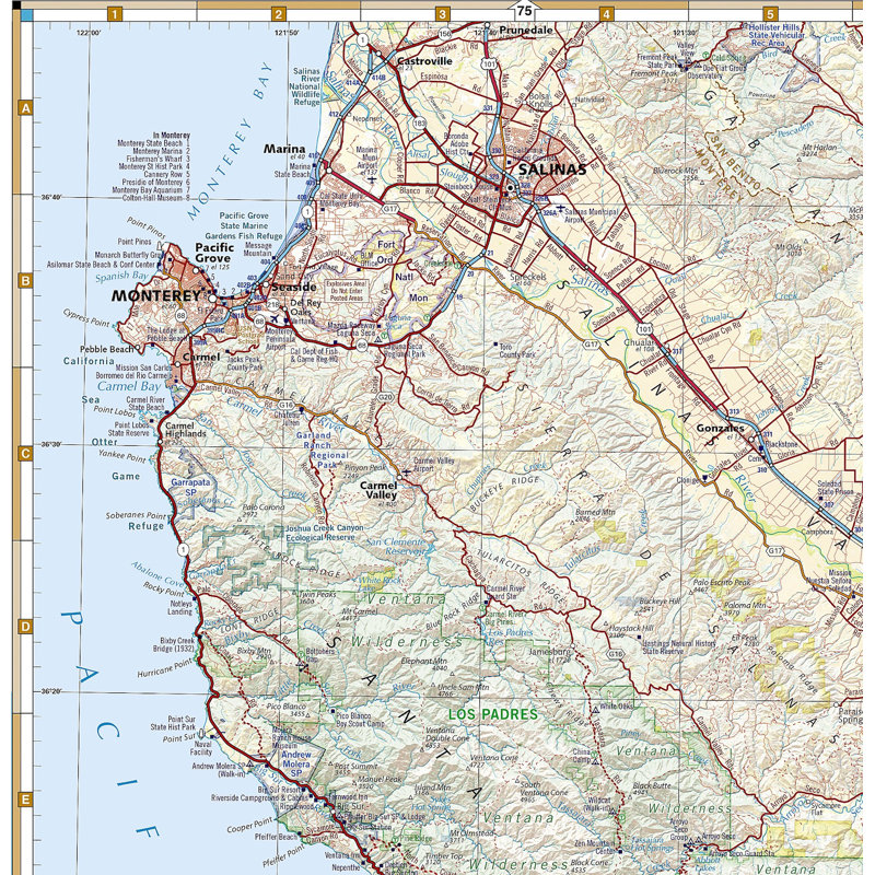 National Geographic Maps Benchmark California Road Recreation