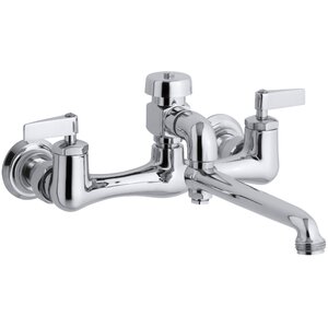 Double Lever Handle Service Sink Faucet