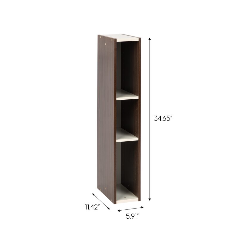 slim shelving unit