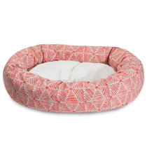 extra large pink dog bed
