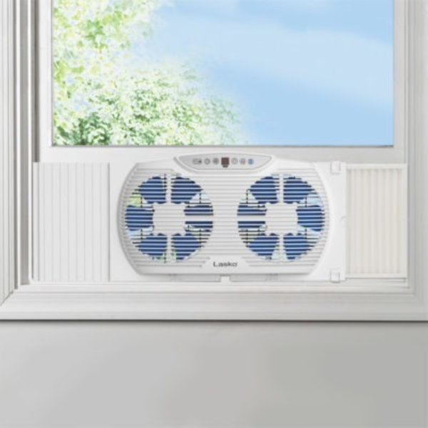 Lasko Electrically Reversible Oscillating Window Fit Fan & Reviews ...