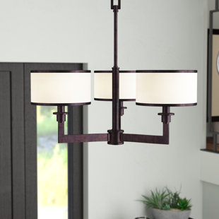 Go to store & view more images Darcia 3-Light Shaded Chandelier by Darby Home Co