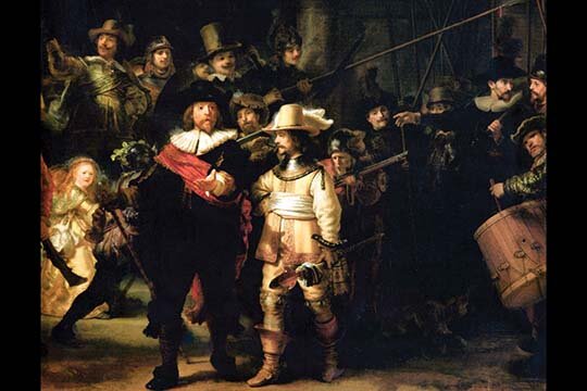 Rembrandt van rijn The Nightwatch  Giclee Canvas Print 