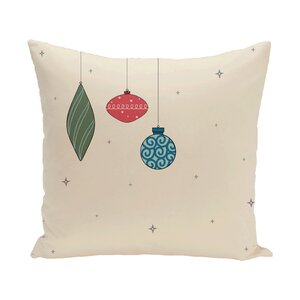 Ryman Light Bright Decorative Holiday Print Throw Pillow