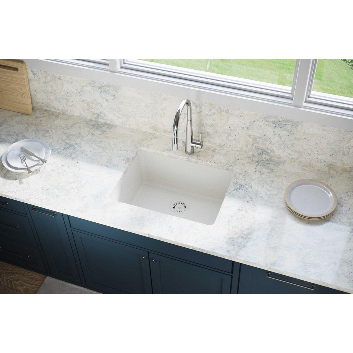 Elkay Quartz Luxe 25 L X 19 W Undermount Kitchen Sink Reviews Elxu2522rt0 Quartz Luxe 25 L X 19 W Undermount Kitchen Sink